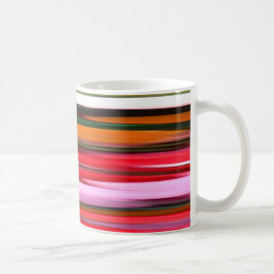 Abstrakte Nummer 2: Orangefarbene Unschärfe Kaffeetasse