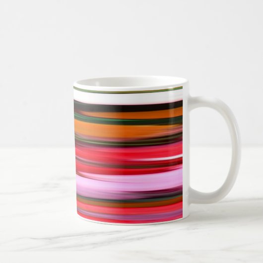 Abstrakte Nummer 2: Orangefarbene Unschärfe Kaffeetasse (Rechts)