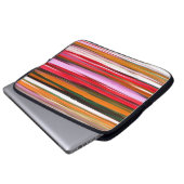 Abstrakte Nummer 2: Orangefarbene Unschärfe Laptopschutzhülle (Vorne Knopf)