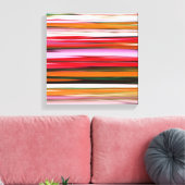Abstrakte Nummer 2: Orangefarbene Unschärfe Leinwanddruck (Insitu (Wohnzimmer))