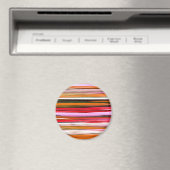 Abstrakte Nummer 2: Orangefarbene Unschärfe Magnet (In Situ (Geschirrspüler))