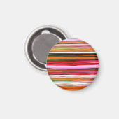 Abstrakte Nummer 2: Orangefarbene Unschärfe Magnet (Vorderseite/Rückseite)