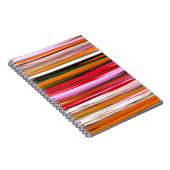 Abstrakte Nummer 2: Orangefarbene Unschärfe Notizblock (Rechte Seite)