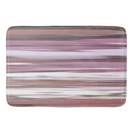 Abstrakte Nummer 2: Rosa Unschärfe Badematte (Vorderseite)