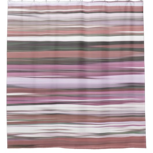 Abstrakte Nummer 2: Rosa Unschärfe Duschvorhang (Vorderseite)