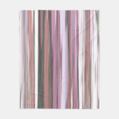 Abstrakte Nummer 2: Rosa Unschärfe Fleecedecke (Vorderseite)