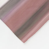 Abstrakte Nummer 2: Rosa Unschärfe Fleecedecke (Ecke)