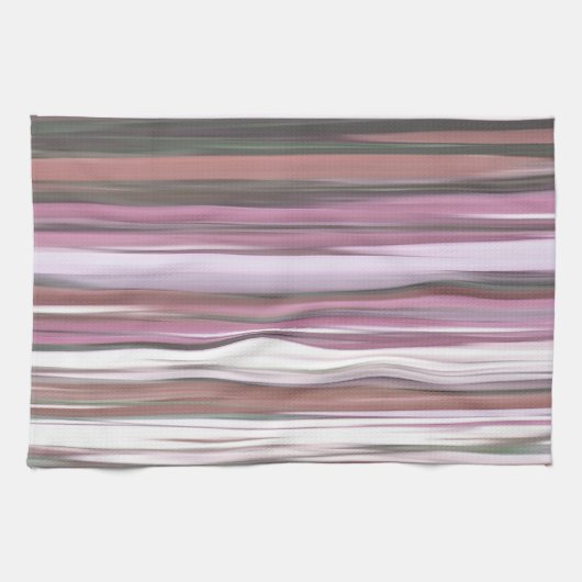 Abstrakte Nummer 2: Rosa Unschärfe Geschirrtuch (Horizontal)