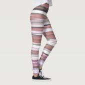Abstrakte Nummer 2: Rosa Unschärfe Leggings (Rechts)