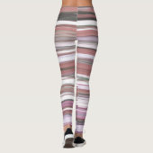 Abstrakte Nummer 2: Rosa Unschärfe Leggings (Rückseite)