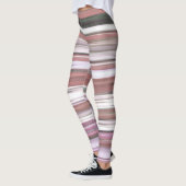 Abstrakte Nummer 2: Rosa Unschärfe Leggings (Links)