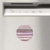 Abstrakte Nummer 2: Rosa Unschärfe Magnet (In Situ (Geschirrspüler))
