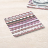 Abstrakte Nummer 2: Rosa Unschärfe Rechteckiger Pappuntersetzer (angewinkelt)