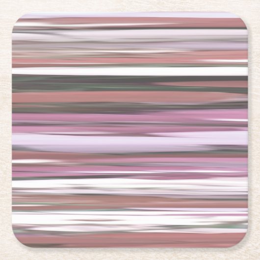 Abstrakte Nummer 2: Rosa Unschärfe Rechteckiger Pappuntersetzer (Vorderseite)