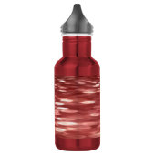 Abstrakte Nummer 2: Rote Unschärfe Edelstahlflasche (Links)