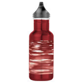 Abstrakte Nummer 2: Rote Unschärfe Edelstahlflasche (Rechts)