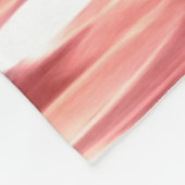 Abstrakte Nummer 2: Rote Unschärfe Fleecedecke (Ecke)