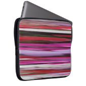 Abstrakte Nummer 2: Rote Unschärfe Laptopschutzhülle (Vorne Rechts)