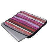 Abstrakte Nummer 2: Rote Unschärfe Laptopschutzhülle (Vorne Knopf)