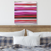 Abstrakte Nummer 2: Rote Unschärfe Leinwanddruck (Insitu (Schlafzimmer))