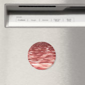 Abstrakte Nummer 2: Rote Unschärfe Magnet (In Situ (Geschirrspüler))