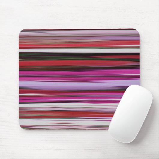 Abstrakte Nummer 2: Rote Unschärfe Mousepad (Mit Mouse)