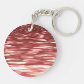 Abstrakte Nummer 2: Rote Unschärfe Schlüsselanhänger (Rückseite)