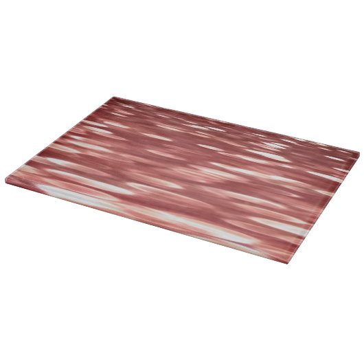 Abstrakte Nummer 2: Rote Unschärfe Schneidebrett (Ecke)