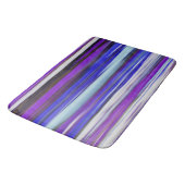 Abstrakte Nummer 2: Ultraviolettunschärfe Badematte (Schrägansicht)