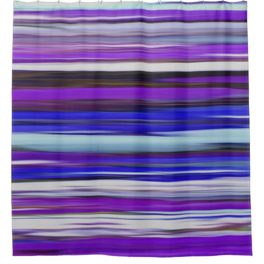 Abstrakte Nummer 2: Ultraviolettunschärfe Duschvorhang (Vorderseite)