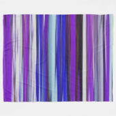 Abstrakte Nummer 2: Ultraviolettunschärfe Fleecedecke (Vorderseite (Horizontal))