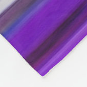 Abstrakte Nummer 2: Ultraviolettunschärfe Fleecedecke (Ecke)