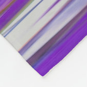 Abstrakte Nummer 2: Ultraviolettunschärfe Fleecedecke (Ecke)