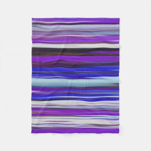 Abstrakte Nummer 2: Ultraviolettunschärfe Fleecedecke (Vorderseite)