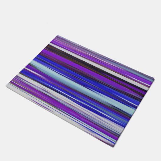 Abstrakte Nummer 2: Ultraviolettunschärfe Fußmatte (Schrägansicht)