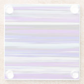 Abstrakte Nummer 2: Ultraviolettunschärfe Glasuntersetzer (Rückseite)