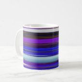 Abstrakte Nummer 2: Ultraviolettunschärfe Kaffeetasse (Vorderseite Links)