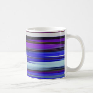 Abstrakte Nummer 2: Ultraviolettunschärfe Kaffeetasse