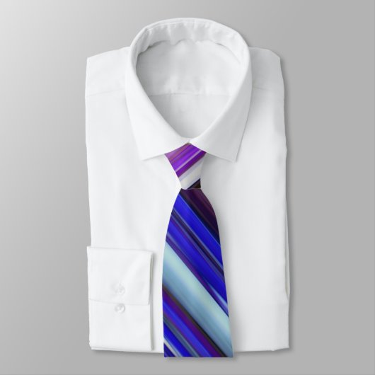 Abstrakte Nummer 2: Ultraviolettunschärfe Krawatte (Gebunden)