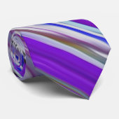 Abstrakte Nummer 2: Ultraviolettunschärfe Krawatte (Gerollt)