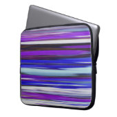 Abstrakte Nummer 2: Ultraviolettunschärfe Laptopschutzhülle (Vorderseite Links)