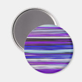 Abstrakte Nummer 2: Ultraviolettunschärfe Magnet (Vorderseite/Rückseite)