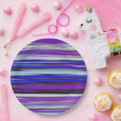 Abstrakte Nummer 2: Ultraviolettunschärfe Pappteller (Party)