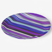 Abstrakte Nummer 2: Ultraviolettunschärfe Pappteller (Schrägansicht)