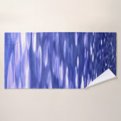 Abstrakte Nummer 3: Blauschimmer Badehandtuch (Badehandtuch)