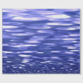 Abstrakte Nummer 3: Blauschimmer Geschenkpapier (Flach)