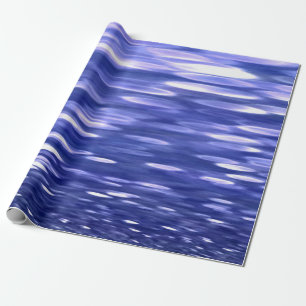 Abstrakte Nummer 3: Blauschimmer Geschenkpapier