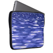 Abstrakte Nummer 3: Blauschimmer Laptopschutzhülle (Vorne Rechts)