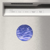 Abstrakte Nummer 3: Blauschimmer Magnet (In Situ (Geschirrspüler))