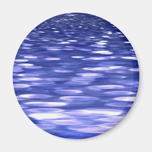 Abstrakte Nummer 3: Blauschimmer Magnet (Vorne)